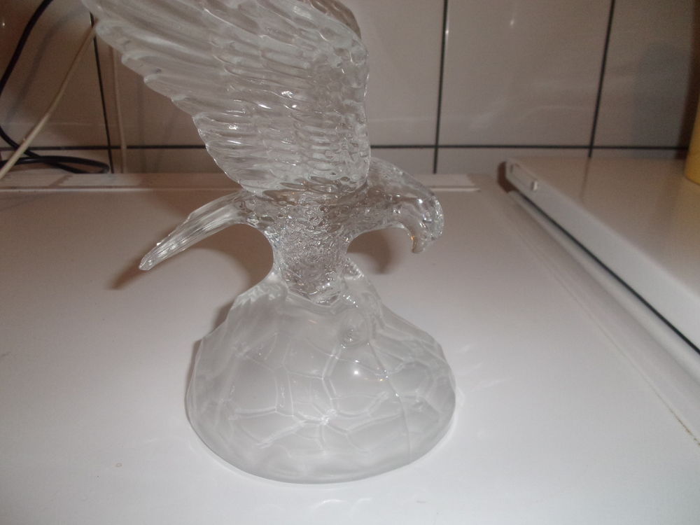 Aigle Royal en Cristal d'Arques, neuf Décoration