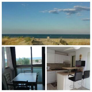 Location Appartement à l'année appart 2 chambres 33m2 face mer, Le Barcarès Le barcarès