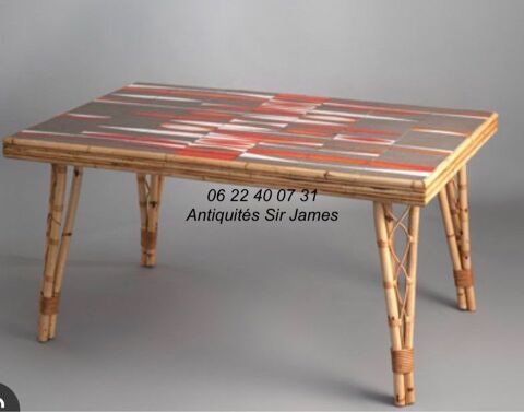 Recherche mobilier en rotin ancien 0 Antibes (06)