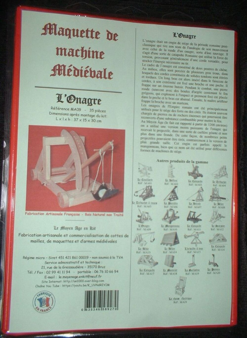 Maquette d'onagre Jeux / jouets