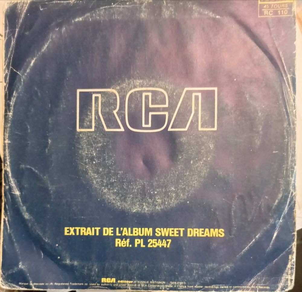 eurythmics ./: disque vynil 45 tours /: CD et vinyles