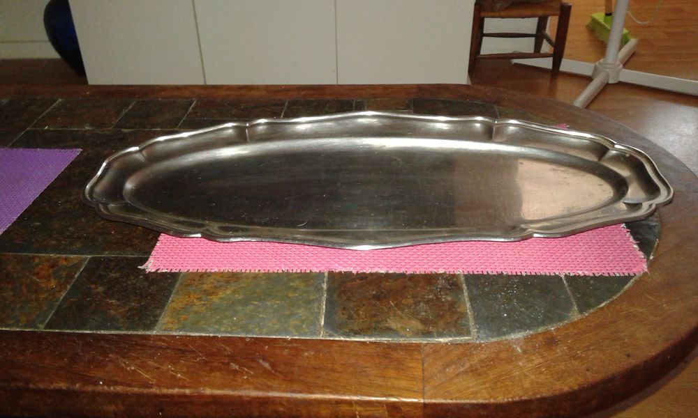 plat long en inox Cuisine