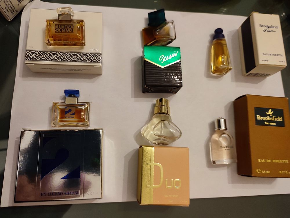7 Miniatures de parfum 