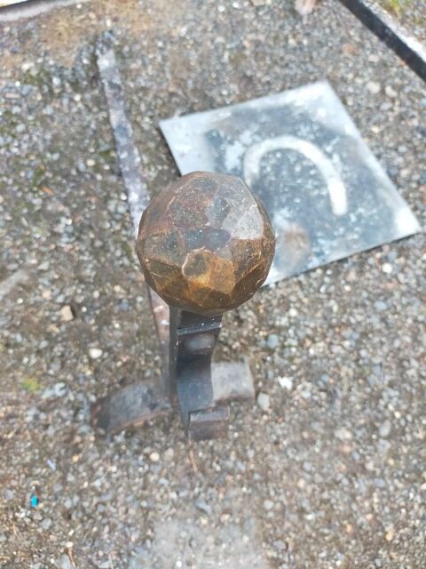 Chenet de ch�teau de chemin�e 15 C�zac (33)