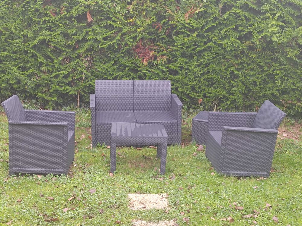 salon de jardin complet Jardin