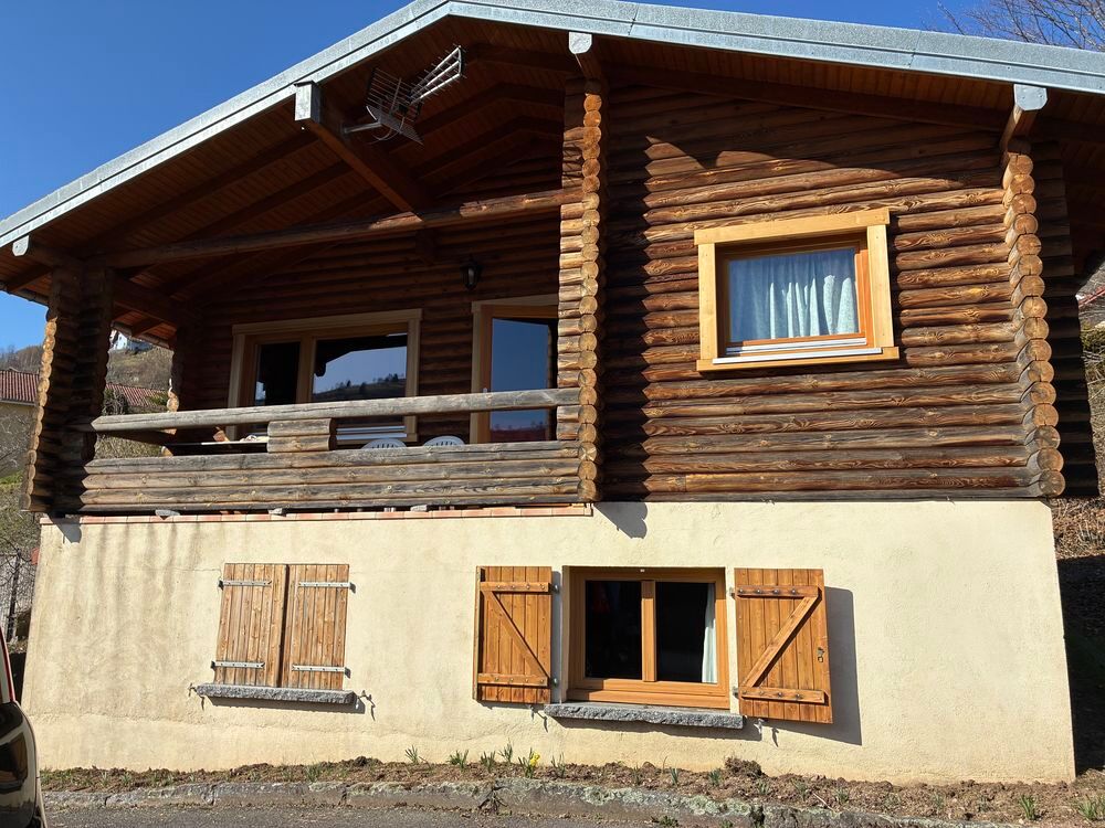   Chalet rondins 7 minutes des pistes. Lorraine, La Bresse (88250)