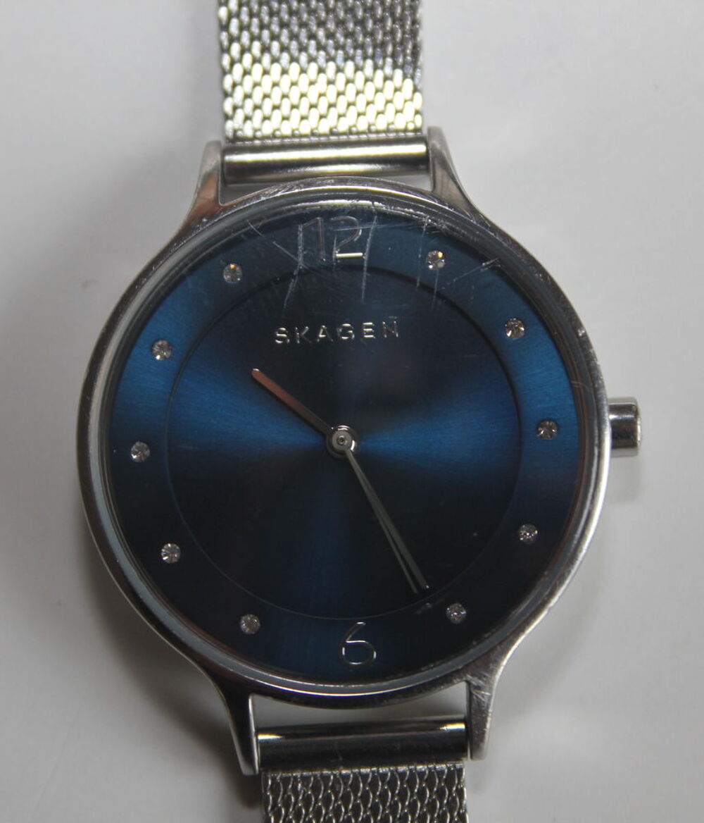 Montre femme Skagen Anita bleue Bijoux et montres