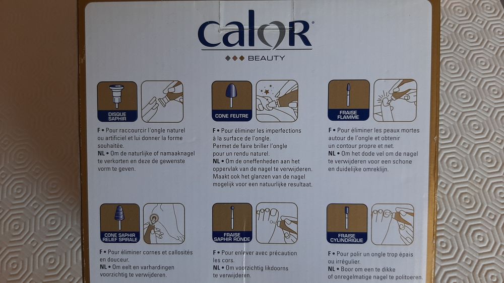 Set p&eacute;dicure - manucure Calor Electroménager