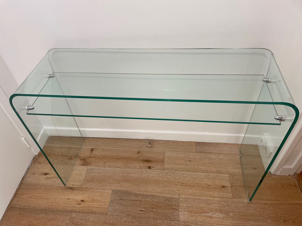 CONSOLE EN VERRE TREMP&Eacute; PIETRA Meubles