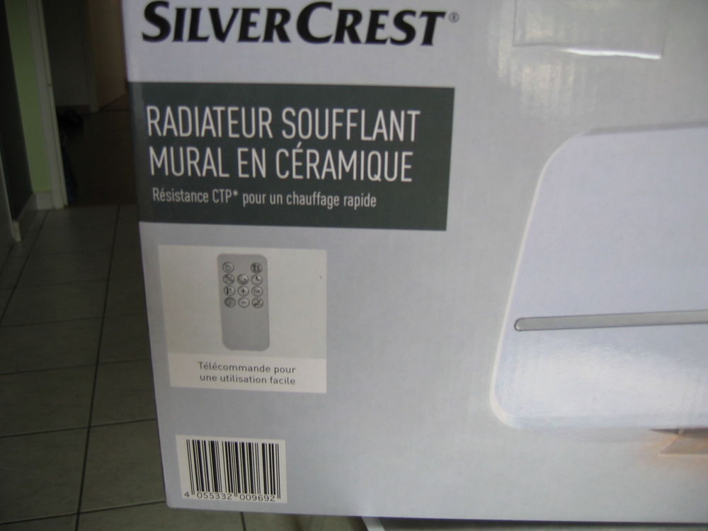  1 radiateur soufflant mural en ceramique
Bricolage