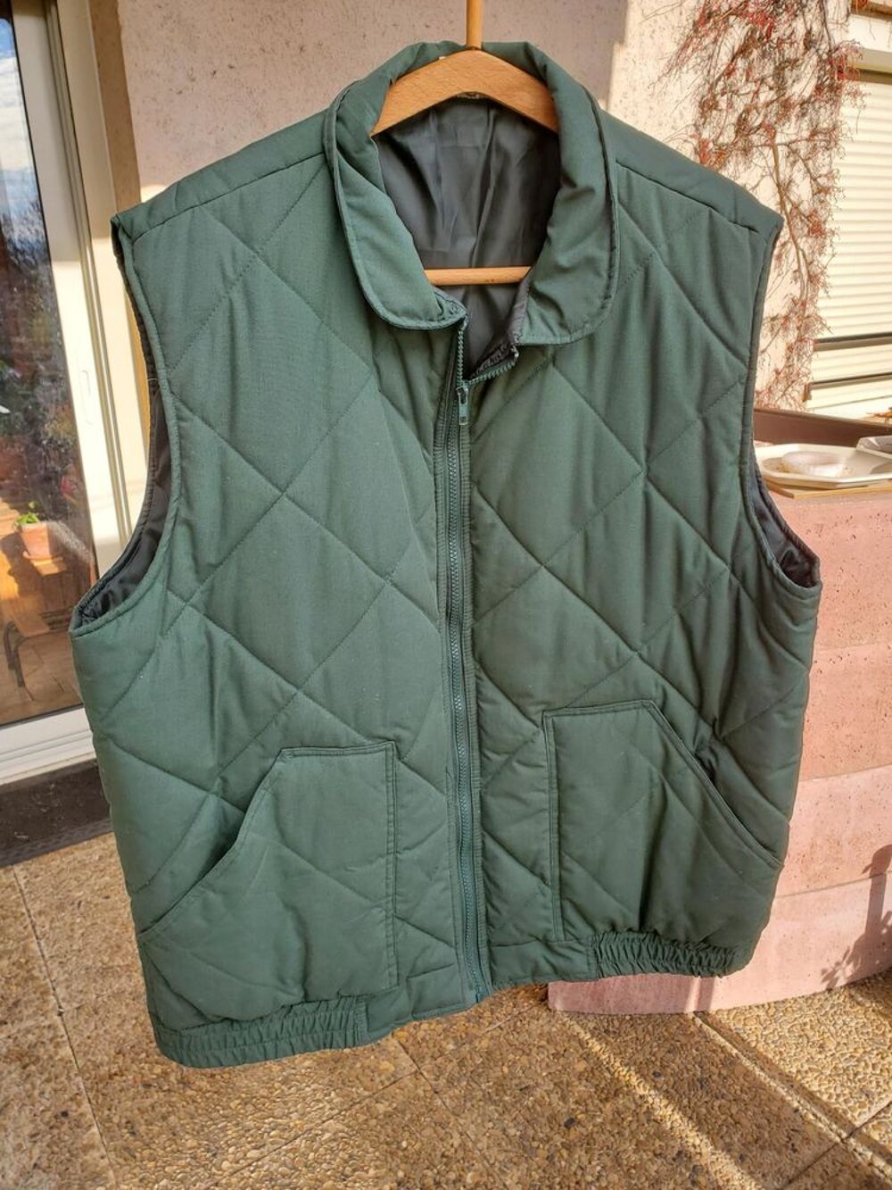BLOUSON EN CUIR AVEC GILET V�tements