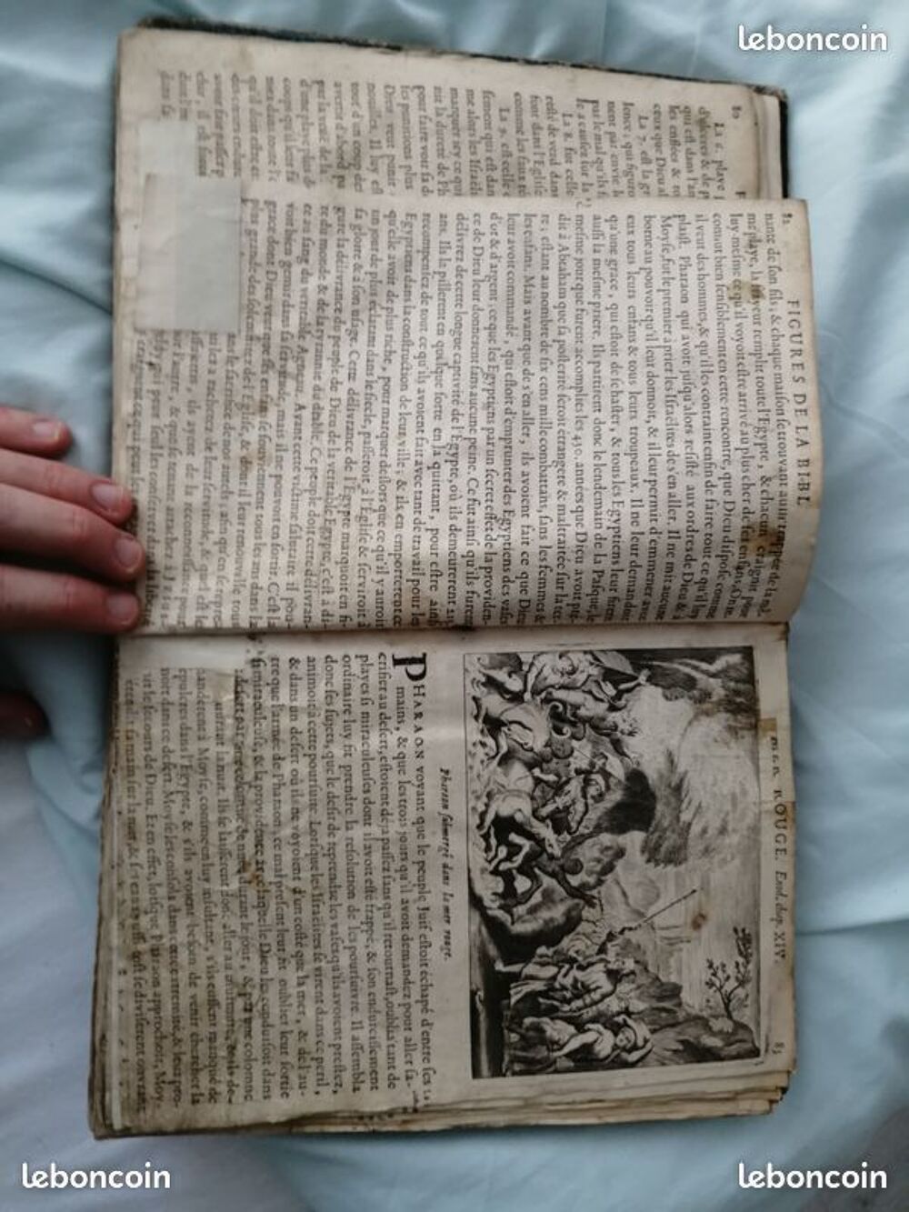 la bible gravures ancienne ancien testament dieu juif moise Livres et BD