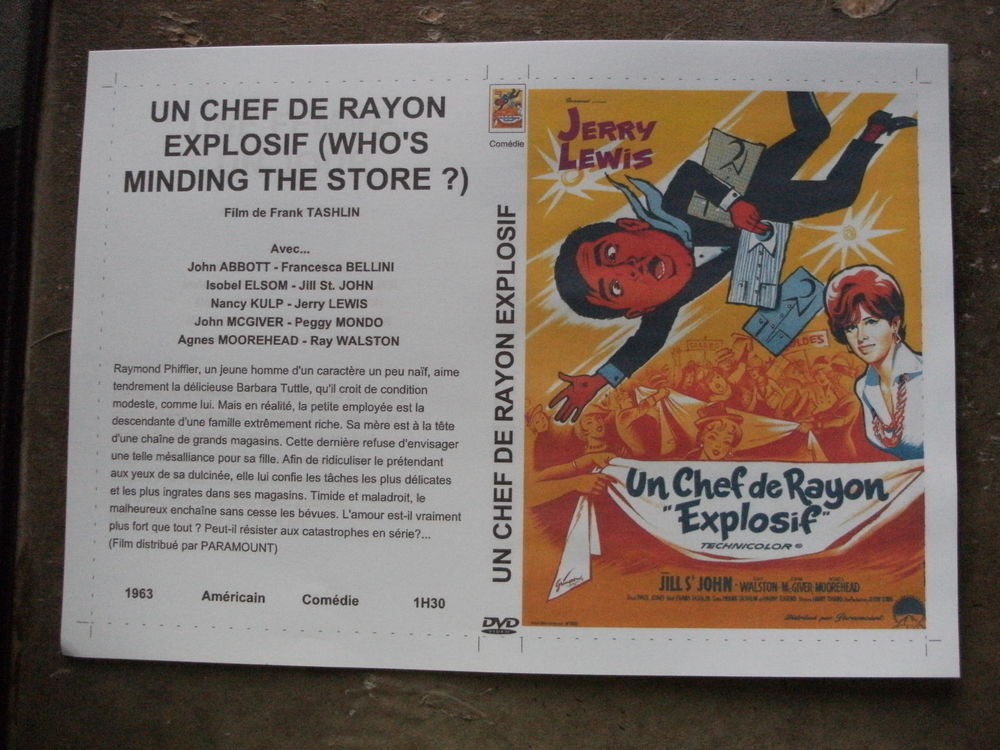 Film : " Un chef de rayon explosif " DVD et blu-ray
