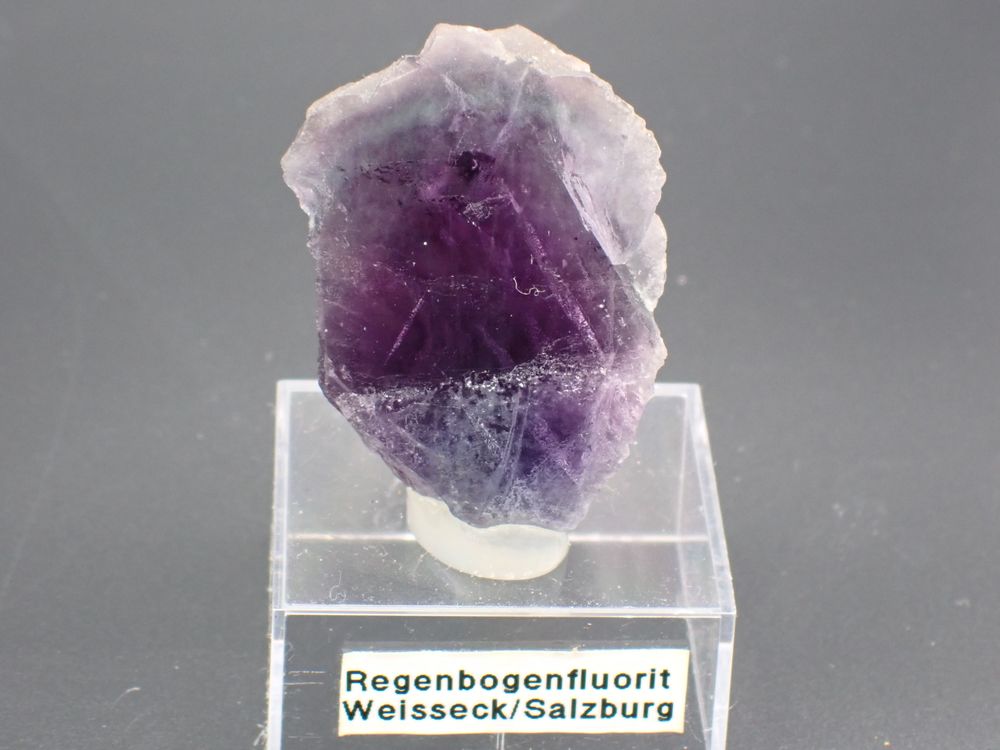 Fluorite (polie sur une face) Weisseck Lungau Salzbourg Autr 
