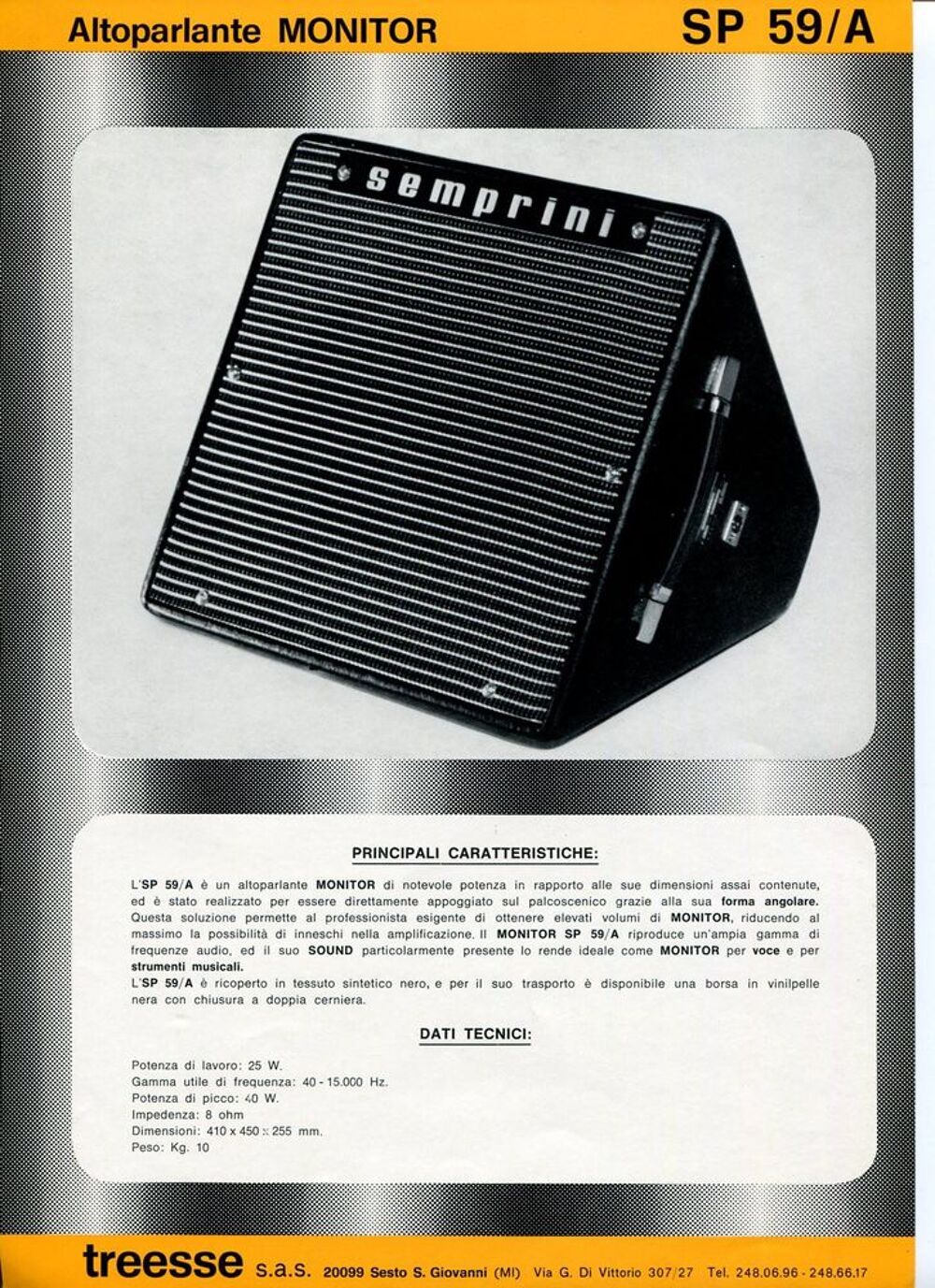 2 enceintes sonorisation collection SEMPRINI Instruments de musique