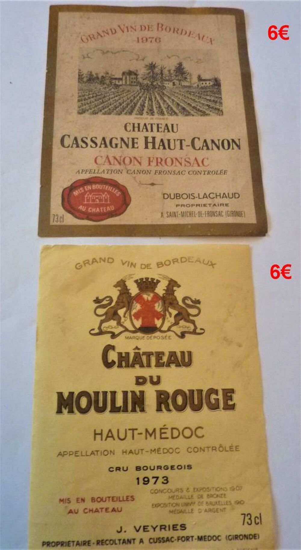 Etiquettes vin Décoration