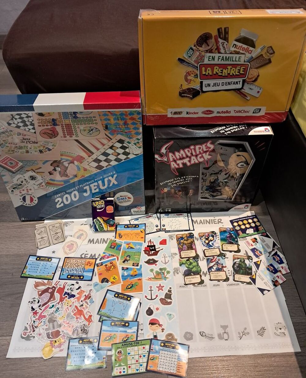 Vampires attack uno flip neuf coffret 200 jeux neuf jeu soci Jeux / jouets