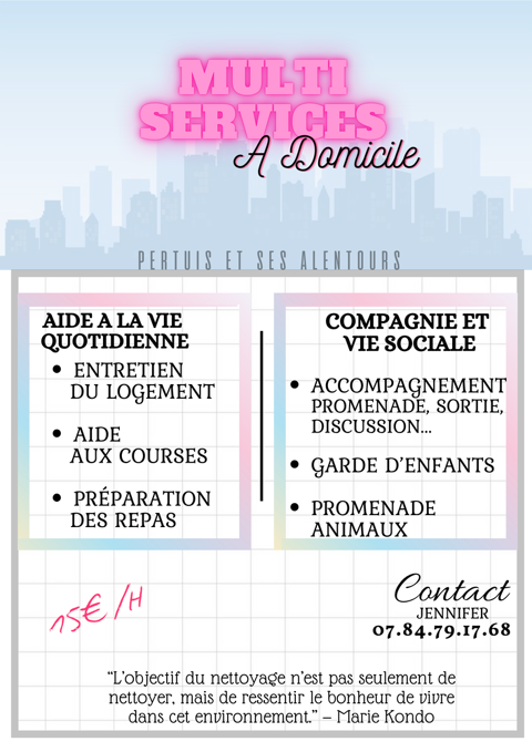 Aide domicile 0 84120 Pertuis