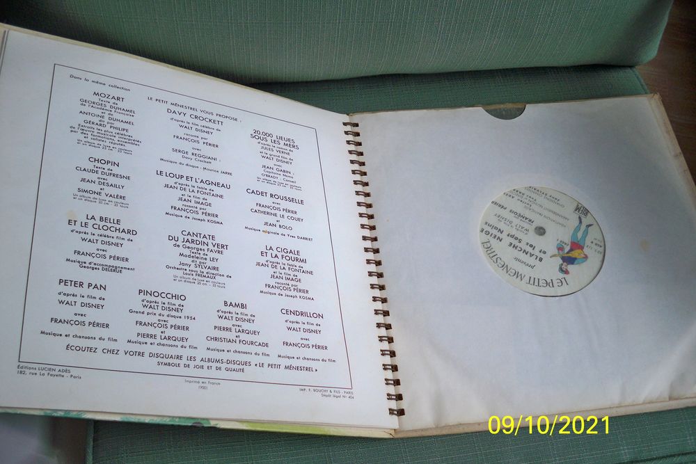 BLANCHE NEIGE 33TOURS Audio et hifi