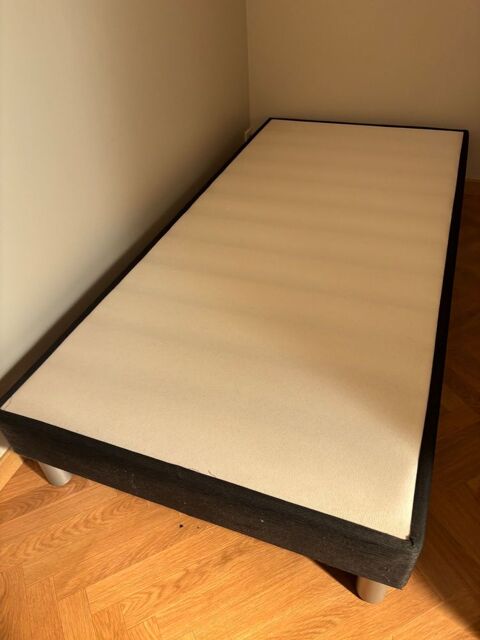 Lit complet pour 1 personne 90X190 : sommier & matelas Menton (06)