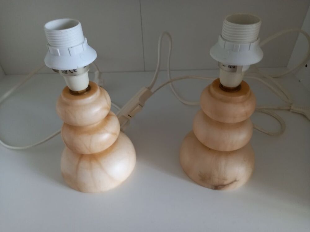 2 PIEDS DE LAMPE Décoration