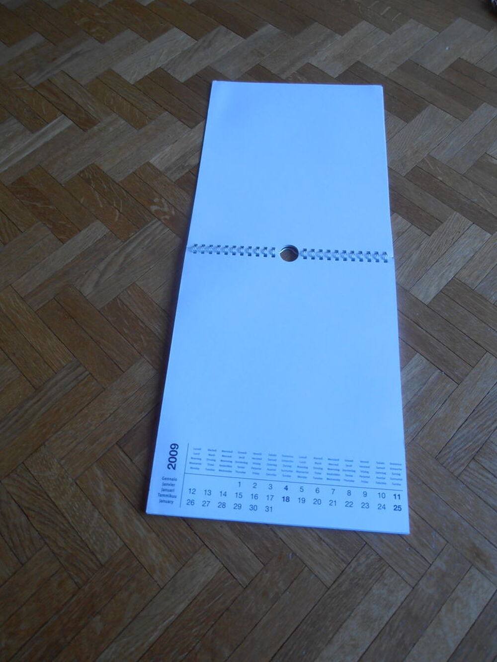 Calendrier blanc personnalisable (45) Décoration