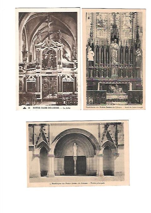 6 cartes postale sur la  Notre-dame de liesse Lot n°2 5 Viry-Noureuil (02)