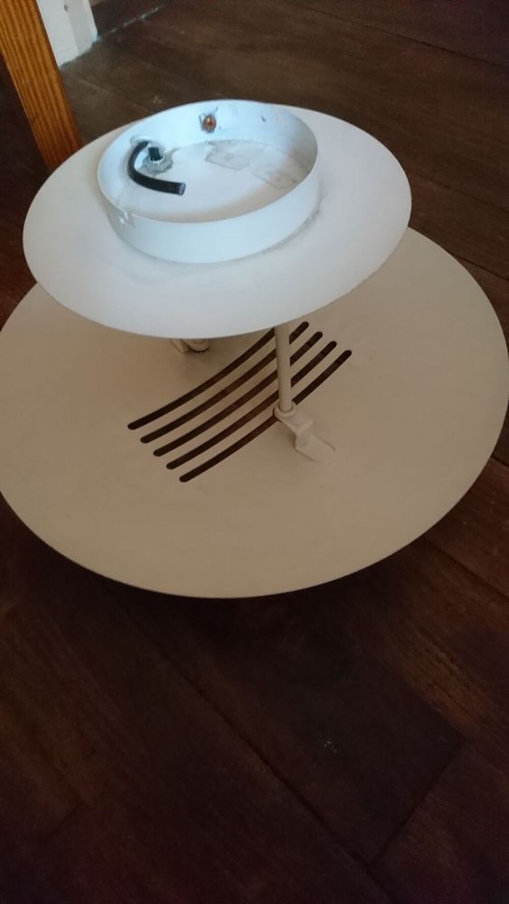 1 lampe suspension blanche aly &eacute;clairage moderne Décoration