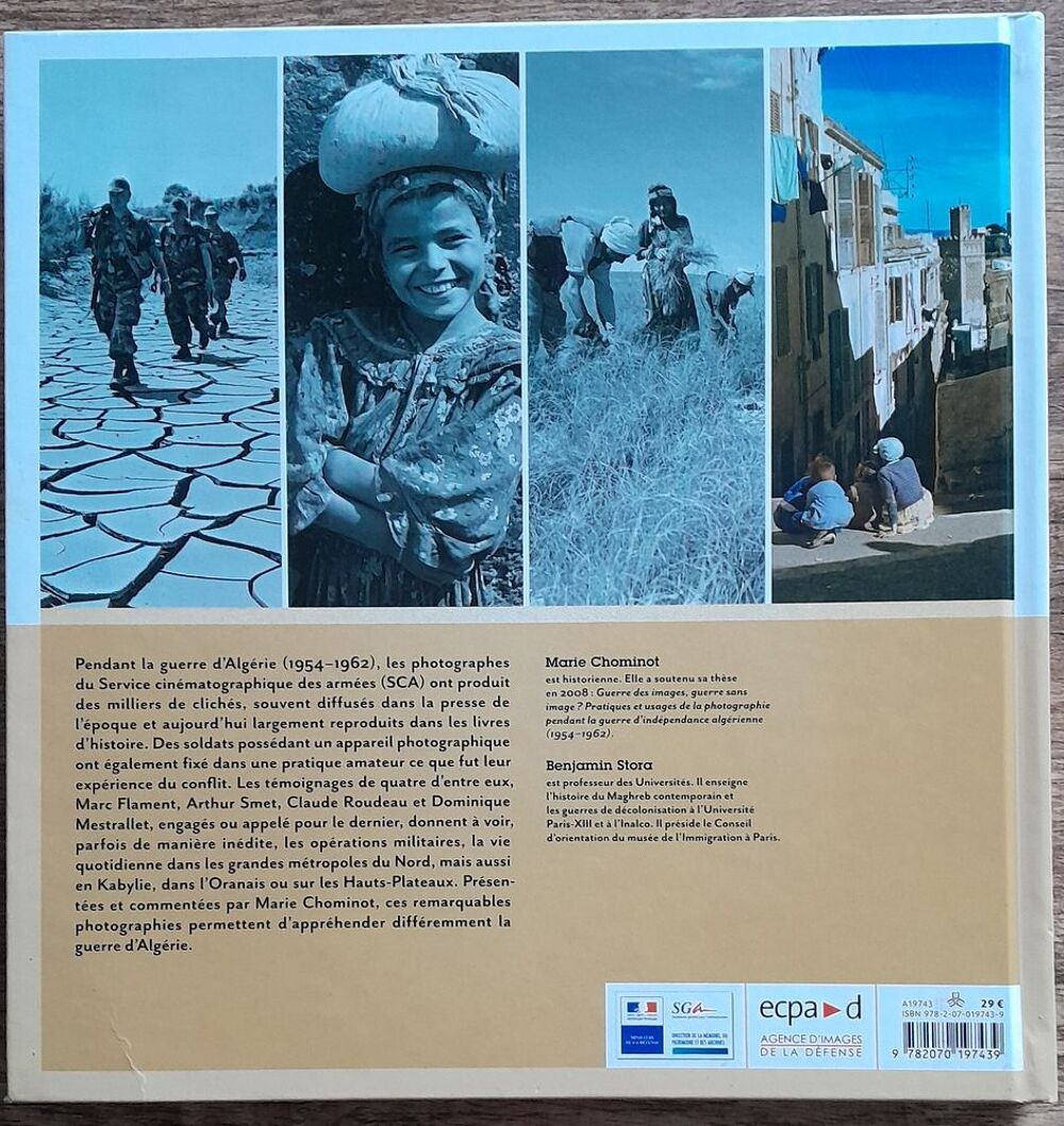 Regards sur l'Alg&eacute;rie ; 1954-1962 Livres et BD