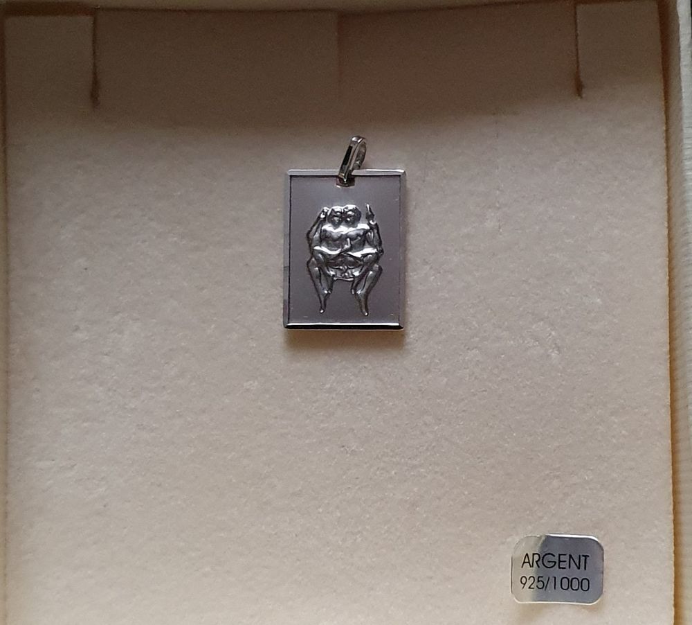 Plaque/m&eacute;daillon neuf du G&eacute;meaux Bijoux et montres