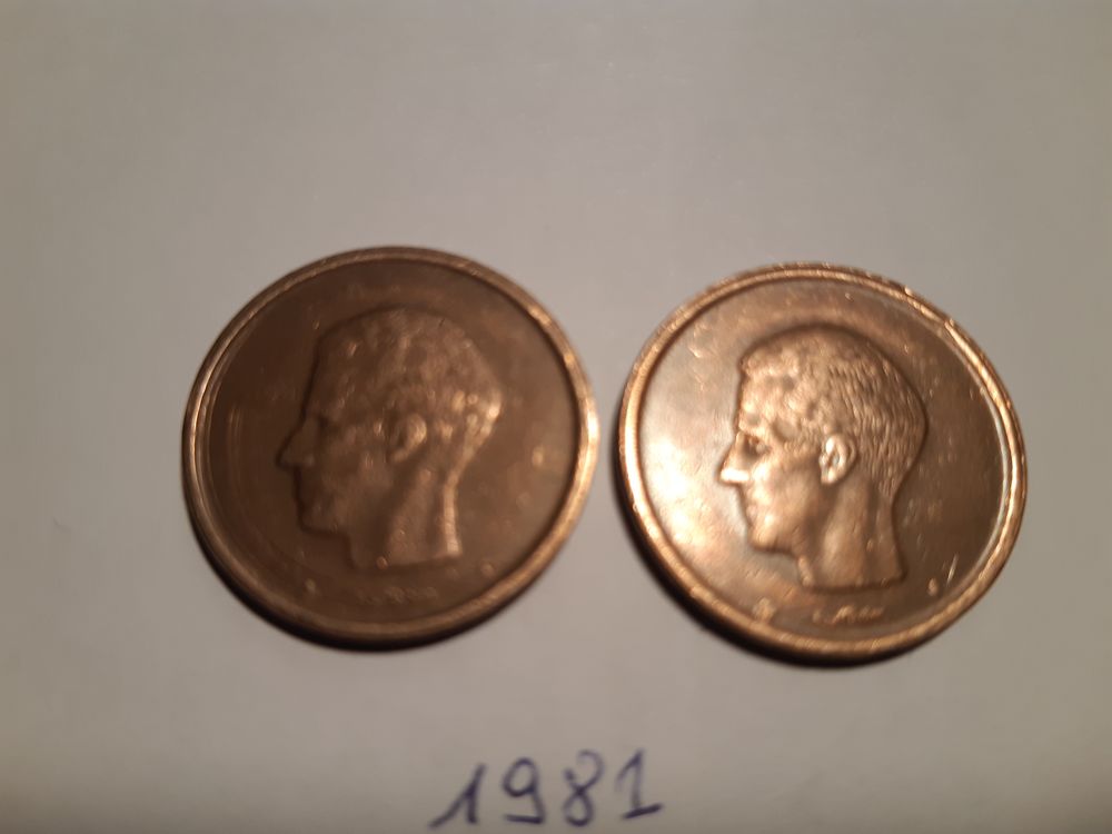 2 PIECES 20 Francs BELGE 