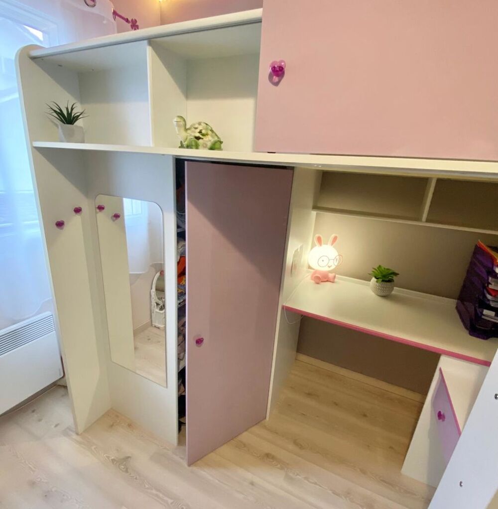 Lit mezzanine fille bon &eacute;tat Mobilier enfants