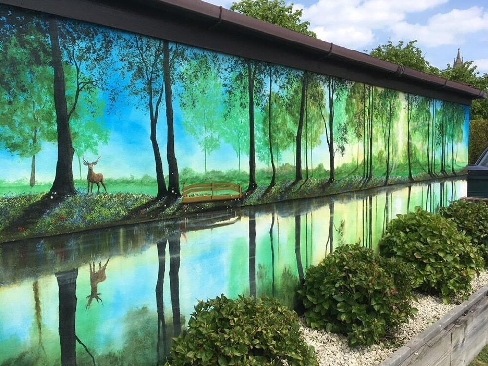   Fresque murale artistique, street Art, projet personnalisé  