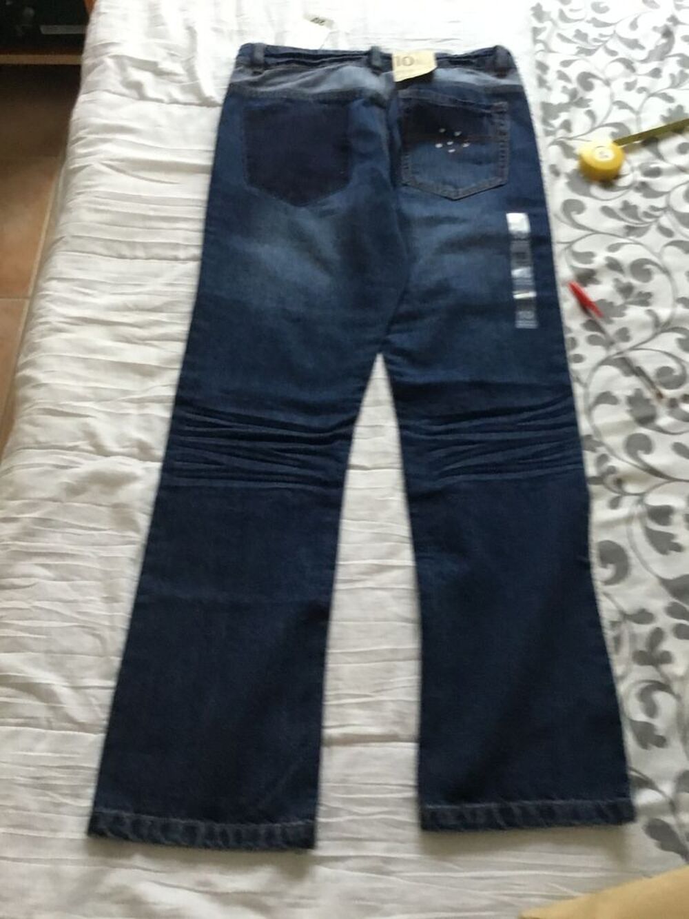 Tout Neuf avec &eacute;tiquette :pantalon jean pour fille de 10Ans Vêtements