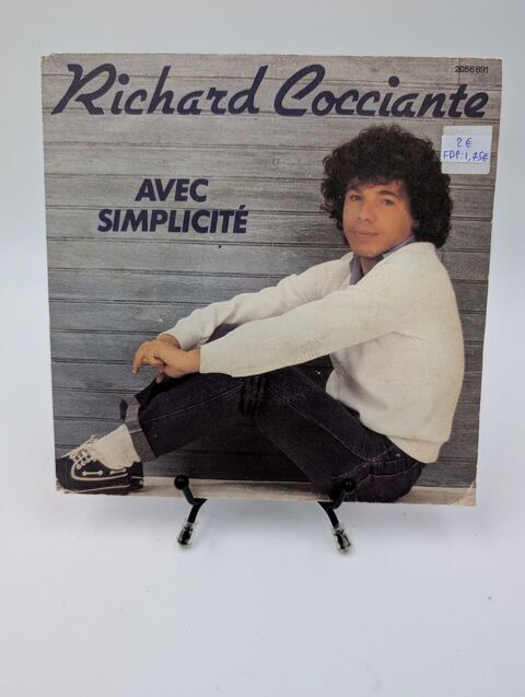 Vinyle 45 tours Richard Cocciante : Avec Simplicit  2 Vulbens (74)