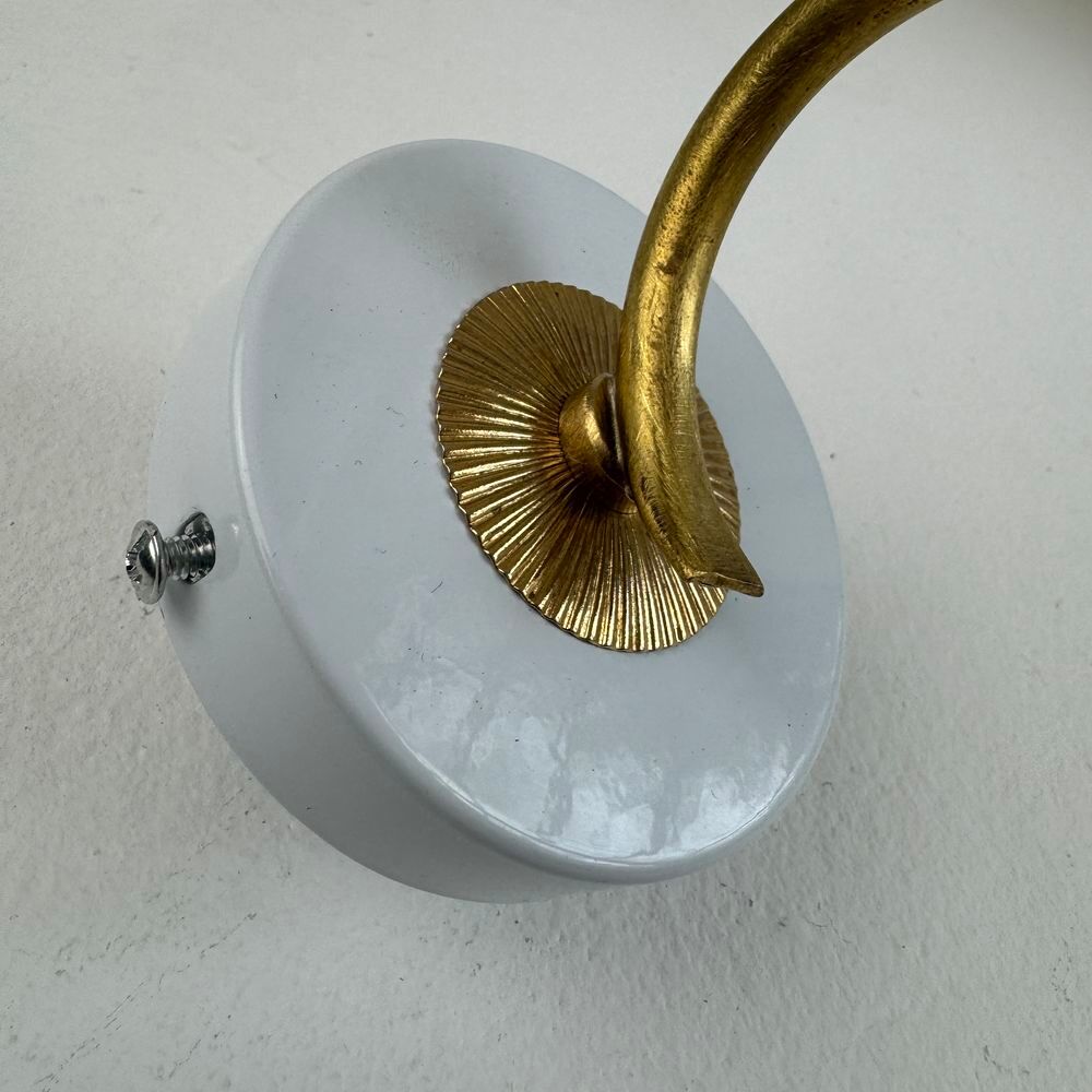 ANCIENNE APPLIQUE EN OPALINE VINTAGE Décoration