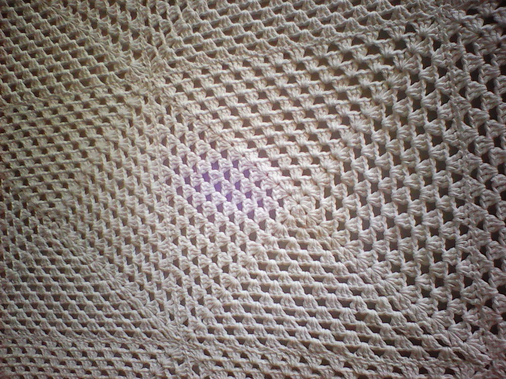 couvre lit crochet fait main Décoration