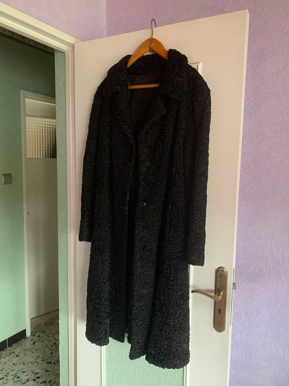 Manteaux fourrure Astrakan Vêtements
