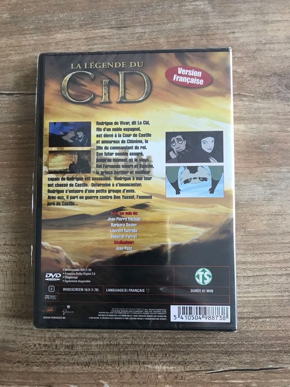 DVD " La l&eacute;gende du Cid " DVD et blu-ray