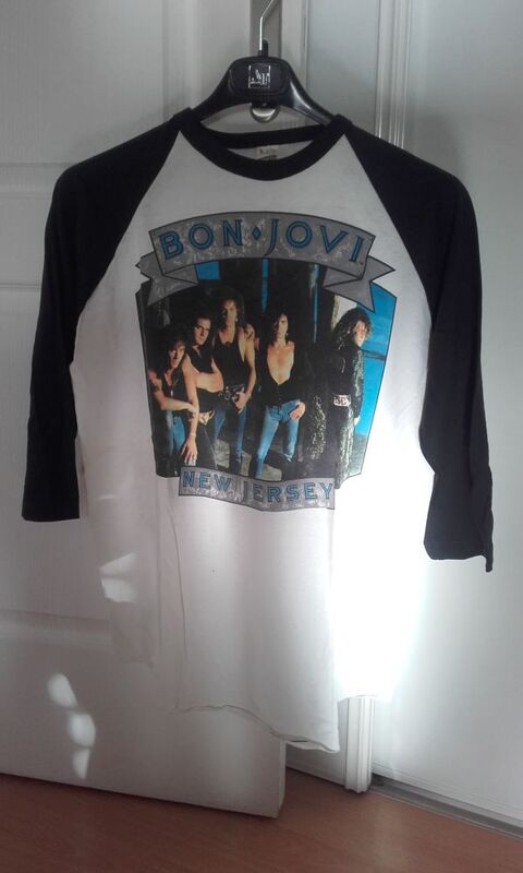 T-Shirt Jersey : Bon jovi - The Jersey Syndicate Tour - Euro 250 Angers (49)