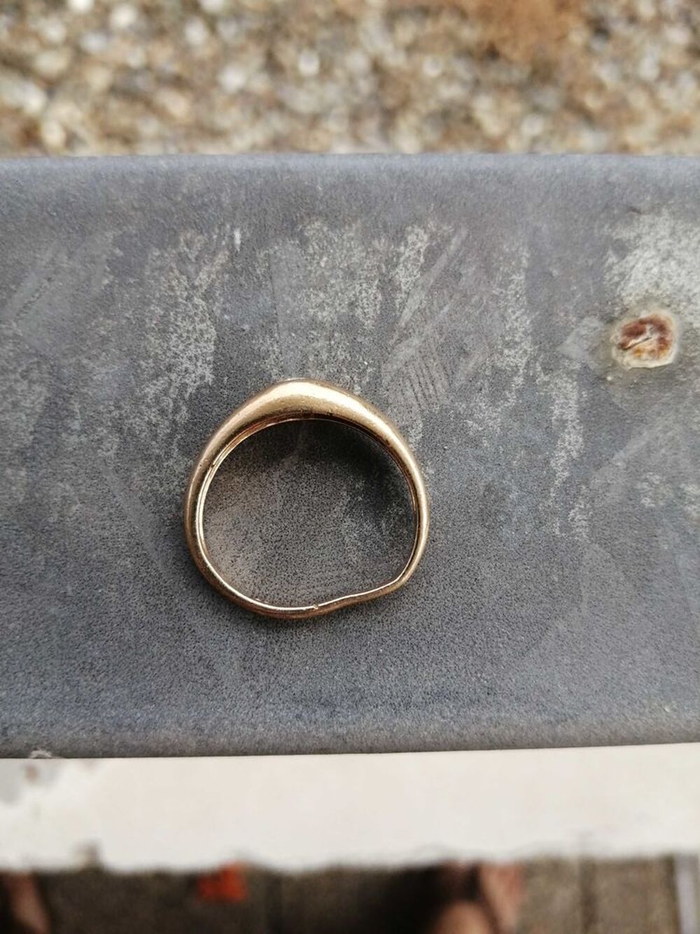 bague alliance plaqu&eacute; or taille 58 Bijoux et montres