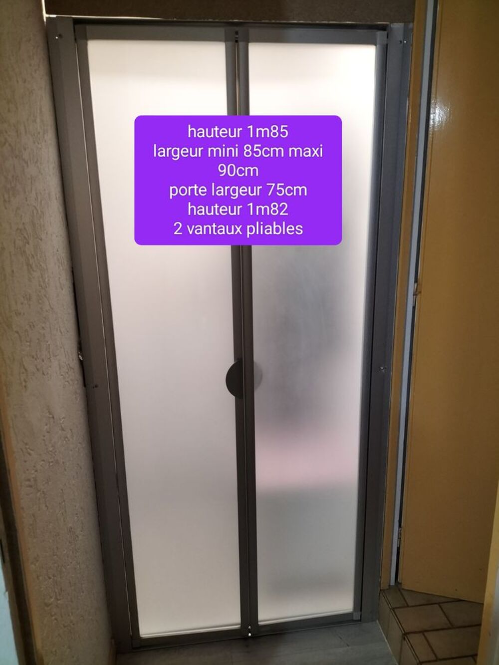 Porte de douche Bricolage