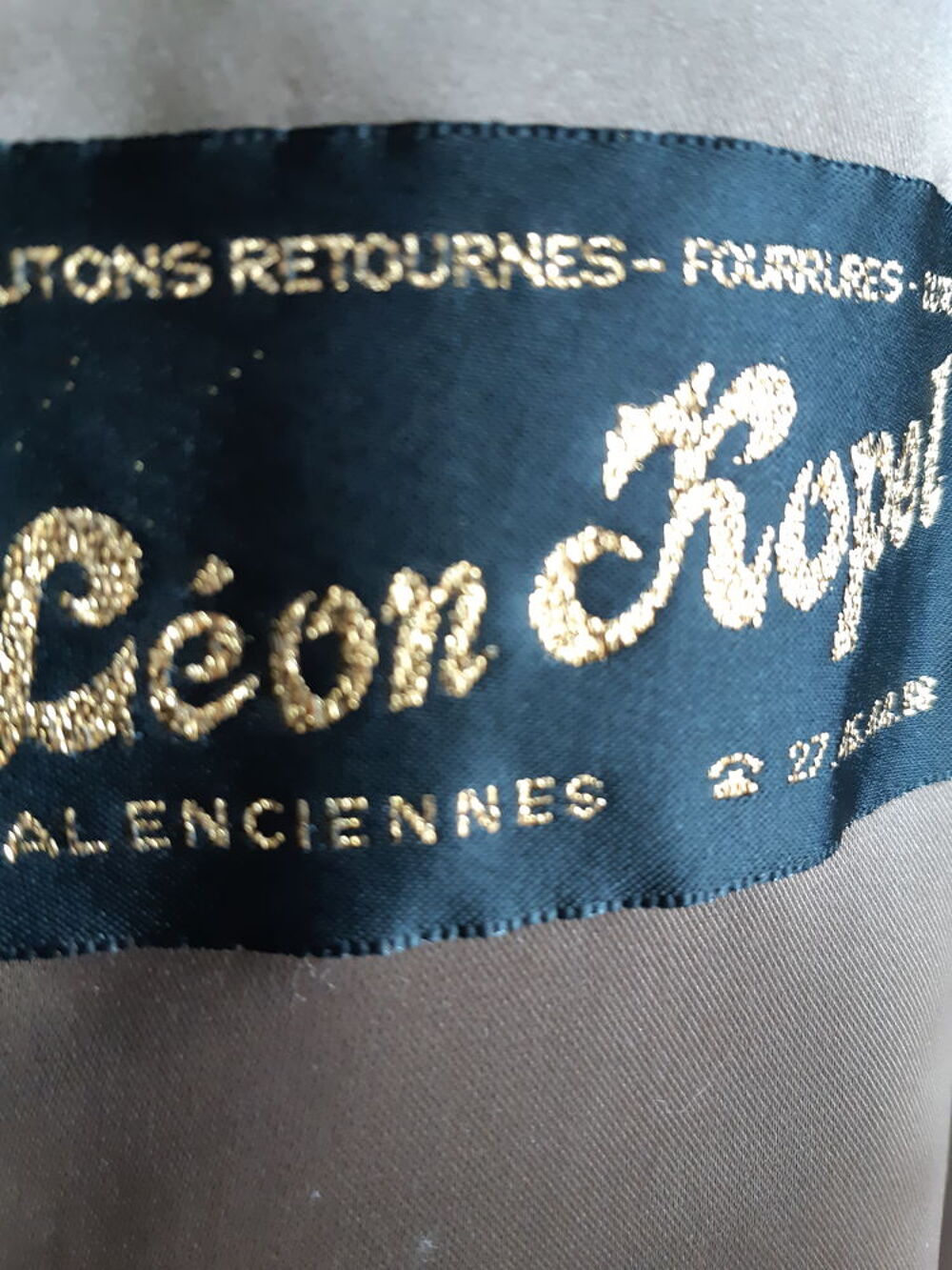 Manteau 3/4 de 3 mati&egrave;res Vtements