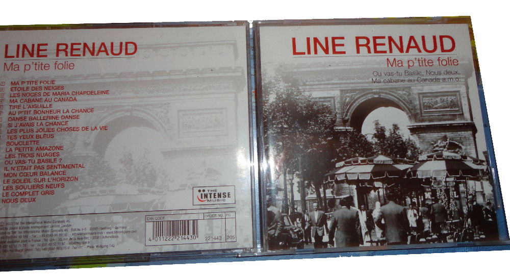 Line Renaud Ma P'tite Folie (2003) CD et vinyles