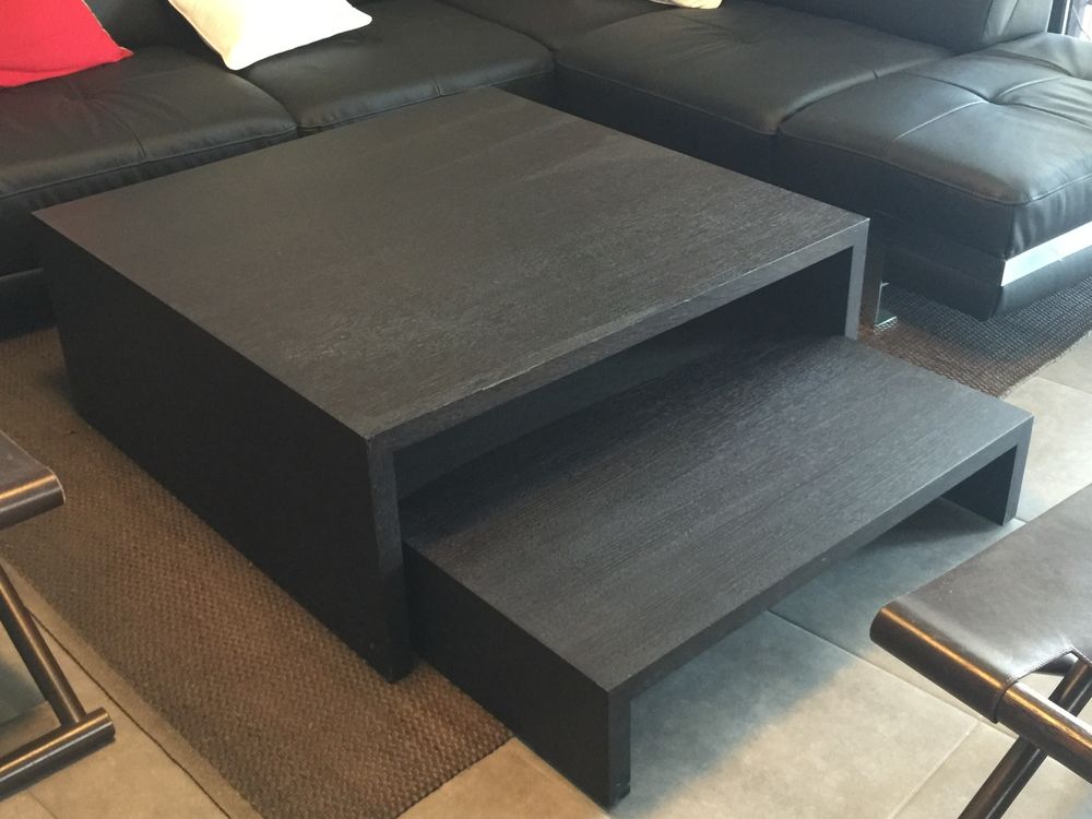 ensemble biblioth&egrave;que meuble t&eacute;l&eacute; et double table basse bois Meubles