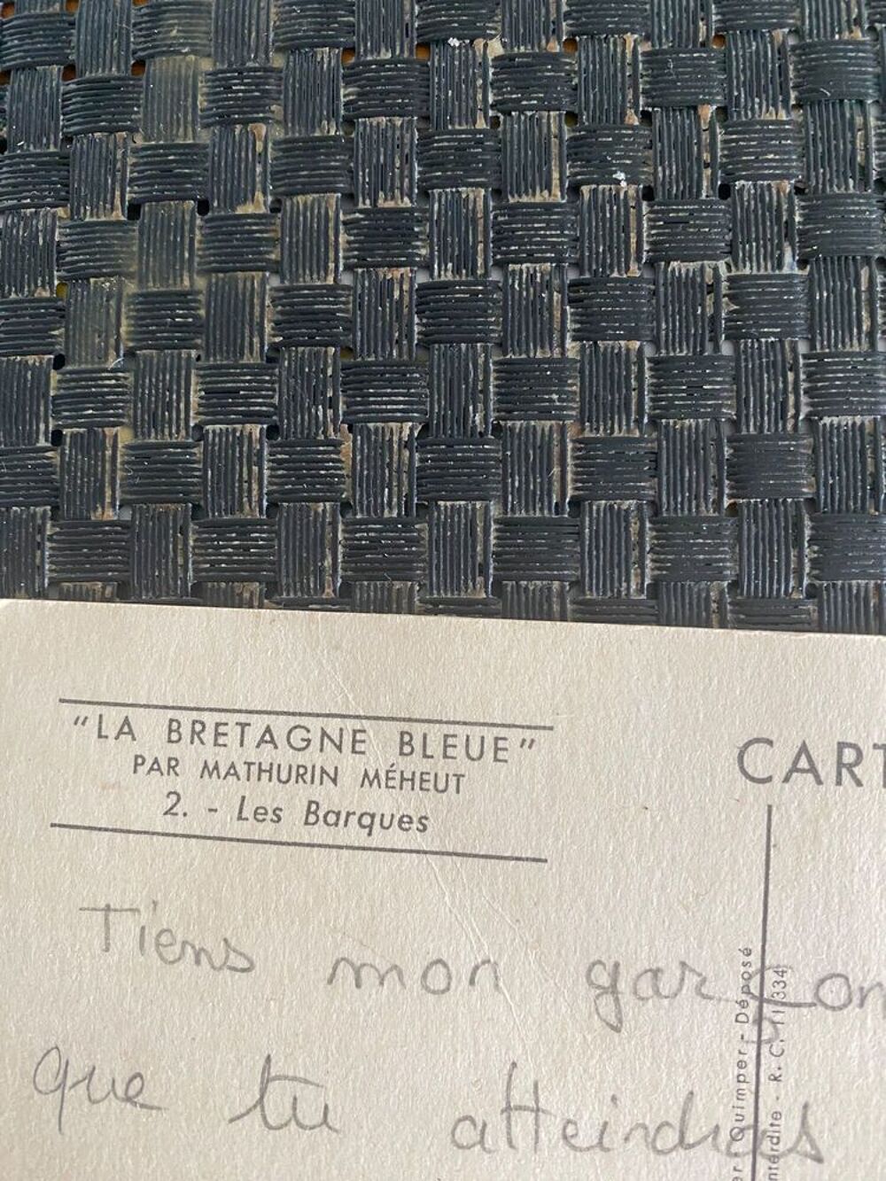 CARTE POSTALE MATHURIN MEHEUT LES BARQUES 