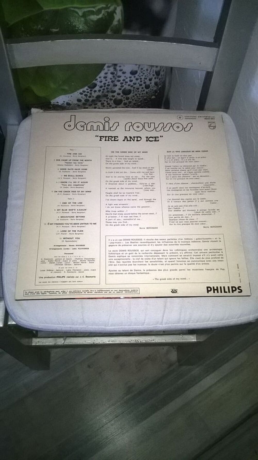 Vinyle Demis Roussos
Fire And Ice
1971
Excellent etat
Fi CD et vinyles