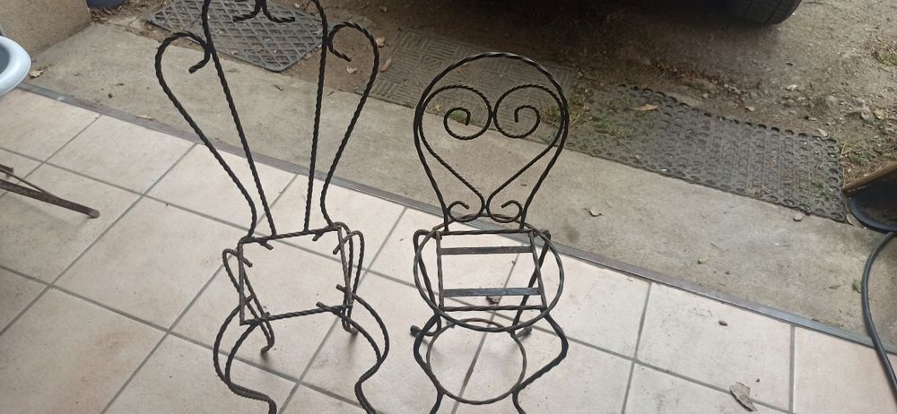 Lot de deux tabourets Pour d&eacute;co Décoration