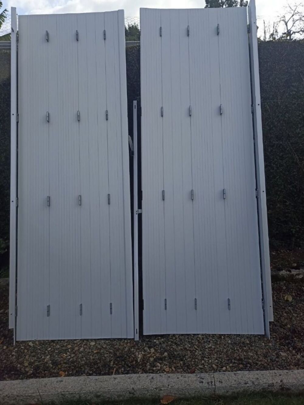 persiennes en PVC blanc Bricolage
