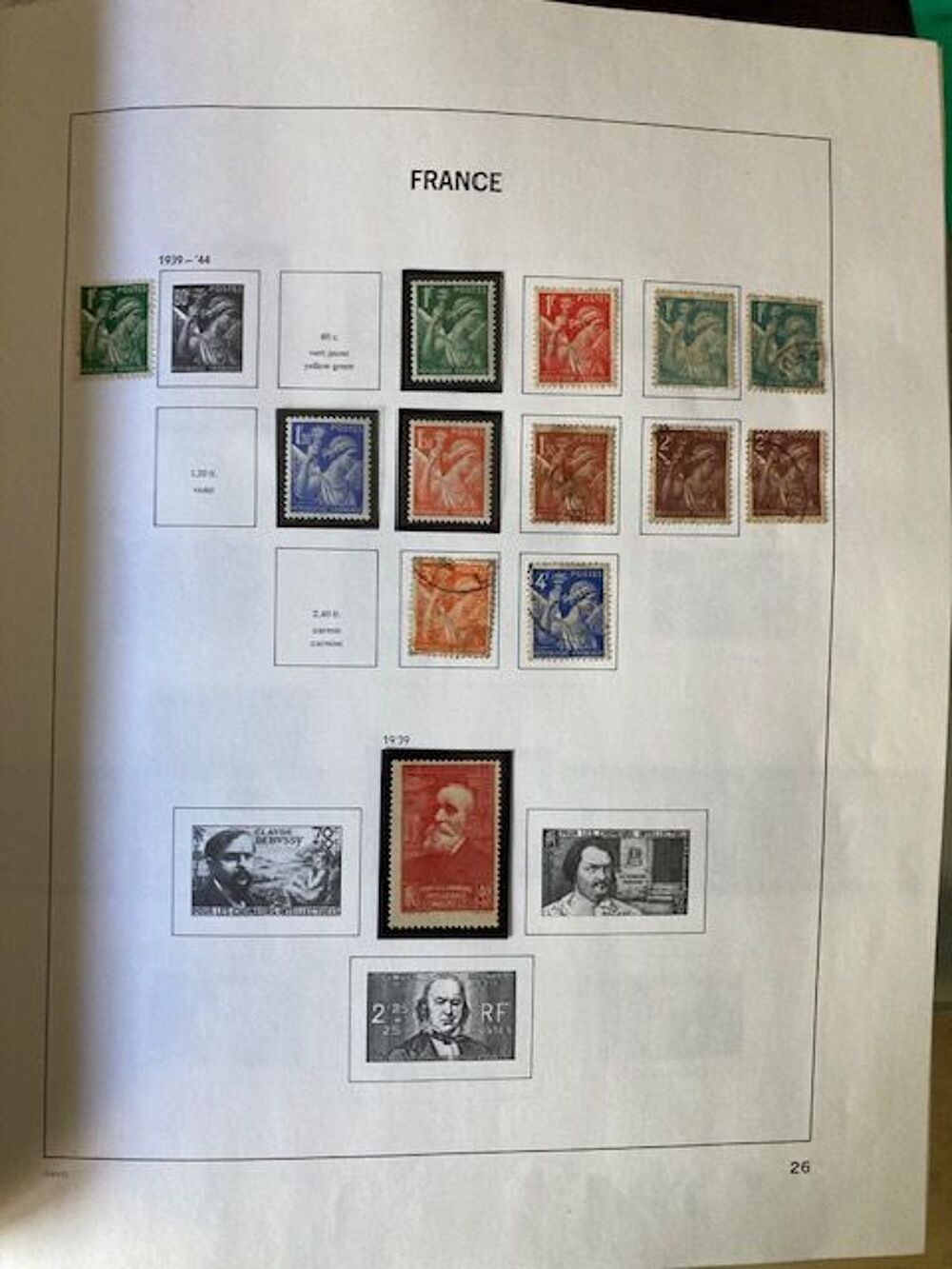 ALBUM DE TIMBRES FRANVCE 
